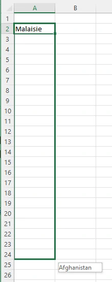Exercice 9 - Résultat de l'intégration d'une liste personnalisée depuis une page web