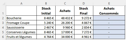 Masque d'écran de l'exercice 1 : faire une addition simple et une soustraction