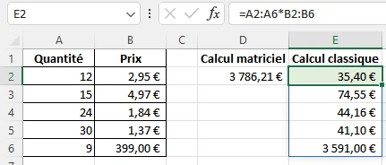 support calcul matriciel 02