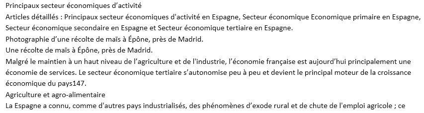 Capture écran de la solution de l'exercice 3 : utilisation de la fonction "chercher/remplacer"