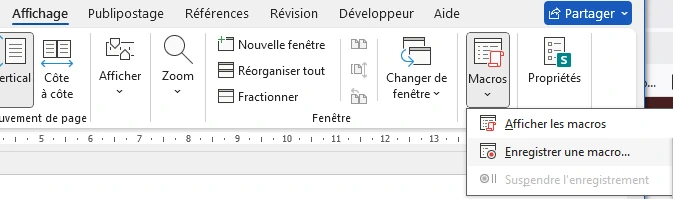 support exercice macro 01