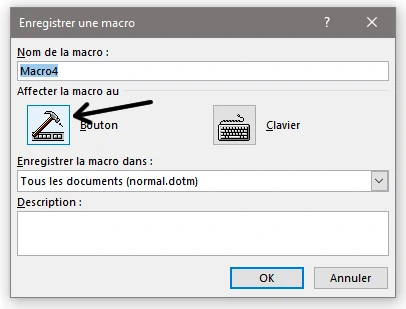 support exercice macro avec attribution de bouton 02