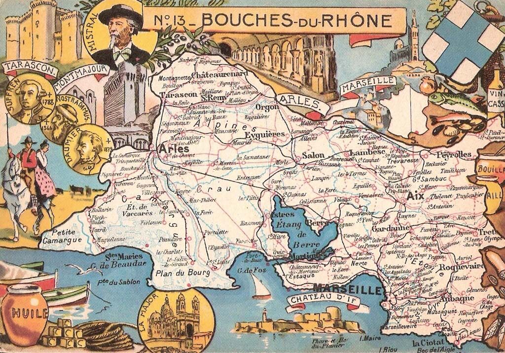 Carte ancienne de l'Aveyron
