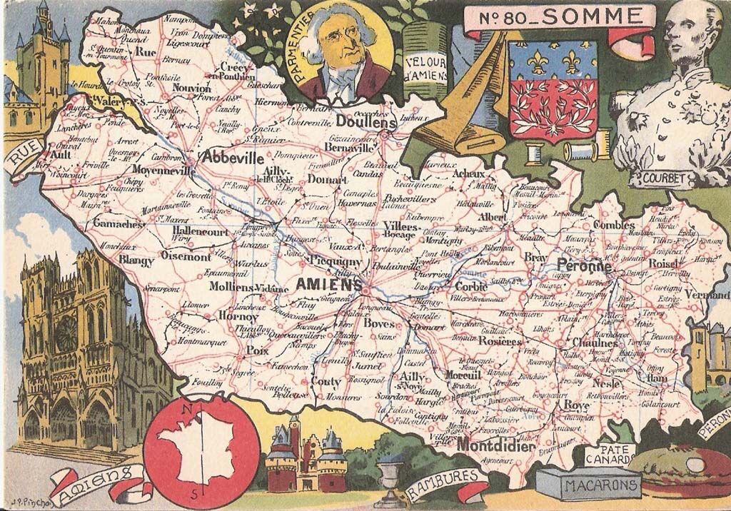 80 Somme carte Departement