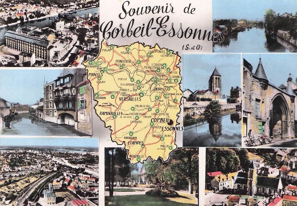 89 Yonne Carte de partement